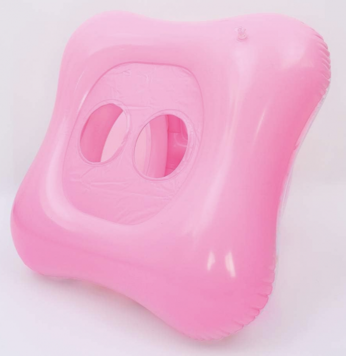 Colac pentru copii cu chilotel si parasolar, Pink Ocean [7]