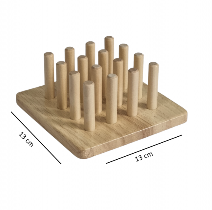 Joc Montessori Coloane sortatoare Full Pastel cu 20 carduri [6]