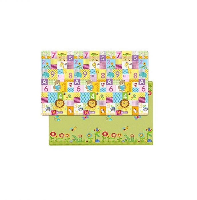 Covor bebe pliabil, gros, termoizolant, cu 2 fete, Lion Kingdom, 200 x 180 cm, 19500 [2]