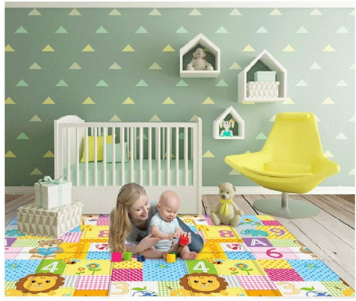 Covor bebe pliabil, gros, termoizolant, cu 2 fete, Lion Kingdom, 200 x 180 cm, 19500 [3]