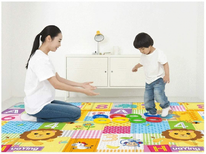 Covor bebe pliabil, gros, termoizolant, cu 2 fete, Lion Kingdom, 200 x 180 cm, 19500 [5]