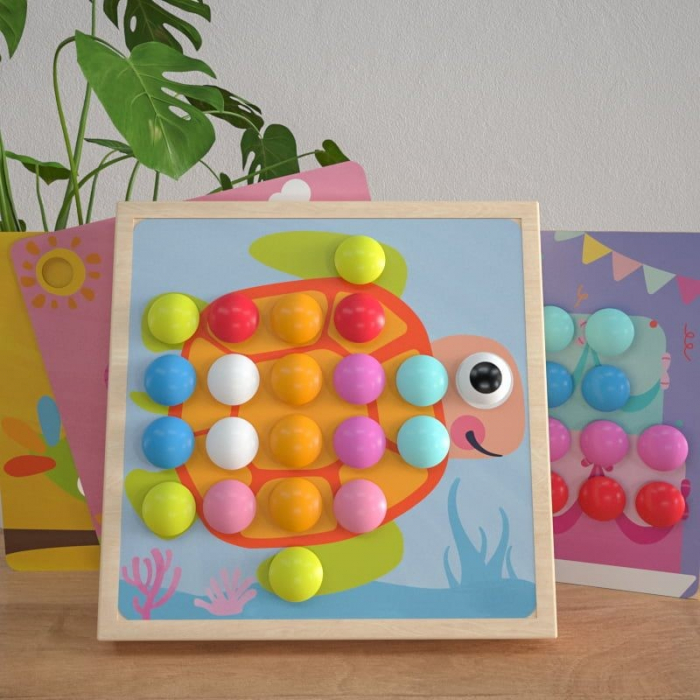 Creative Mosaic Genius Art Din Lemn cu 10 Planse [9]