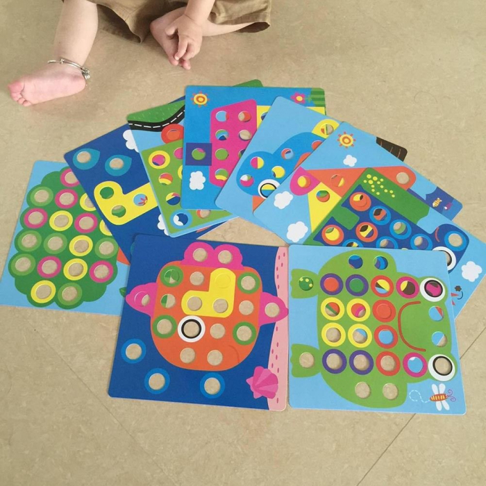 Creative Mosaic Genius Art Din Lemn cu 10 Planse [6]