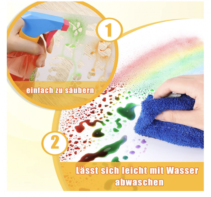 Creion inteligent de imprimare 3D, cu 12 carioci si sabloane, incarcare USB, roz [6]