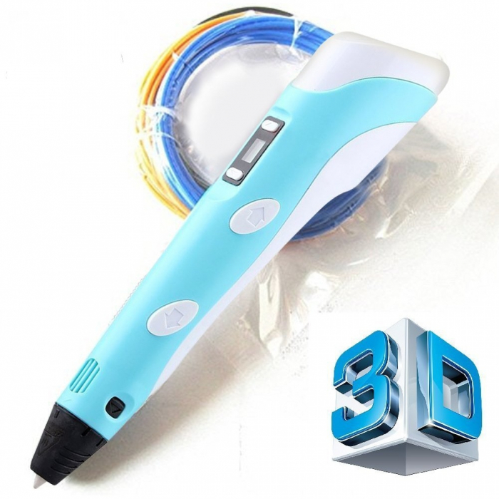 Creion inteligent de imprimare 3D, cu afisaj digital, incarcare USB si 104,5 m filament [4]