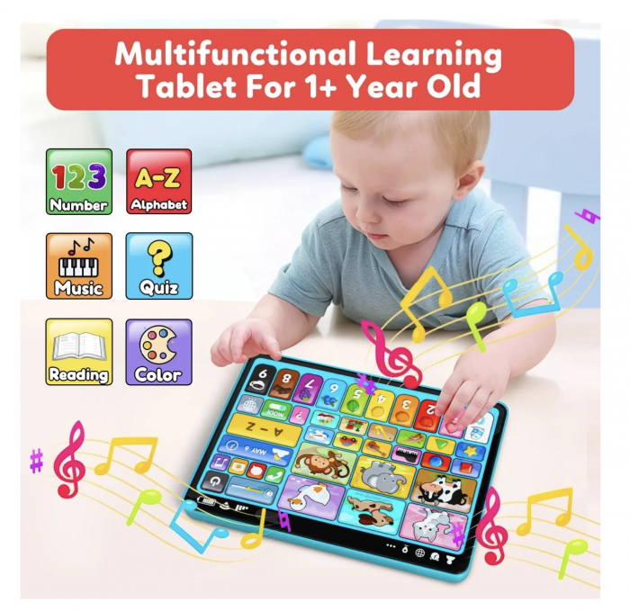 Tableta Interactiva 3 in 1 pentru Copii – Logopedica si Muzicala [3]