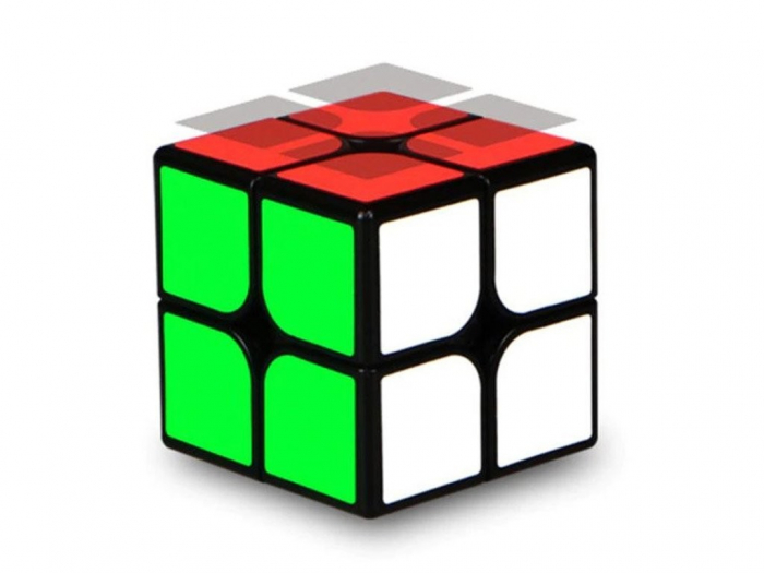 Cub mecanic 2x2x2, multicolor Black Line, de viteza Speedcube mecanic [2]