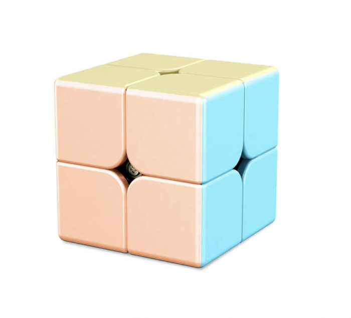 Cub rubik 2x2x2, pastel, Stickerless, de viteza Speedcube Rubik, MF8861