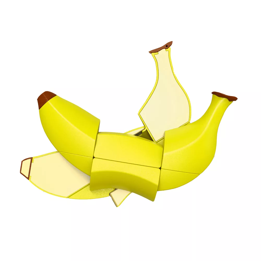 Cub mecanic 2x2x3 - Banana [2]