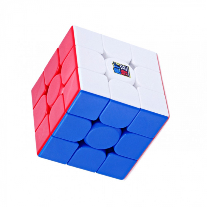 Cub mecanic 3x3x3, 3M Moyu Magnetic Stickerless, cu arc, de viteza Speedcube [3]