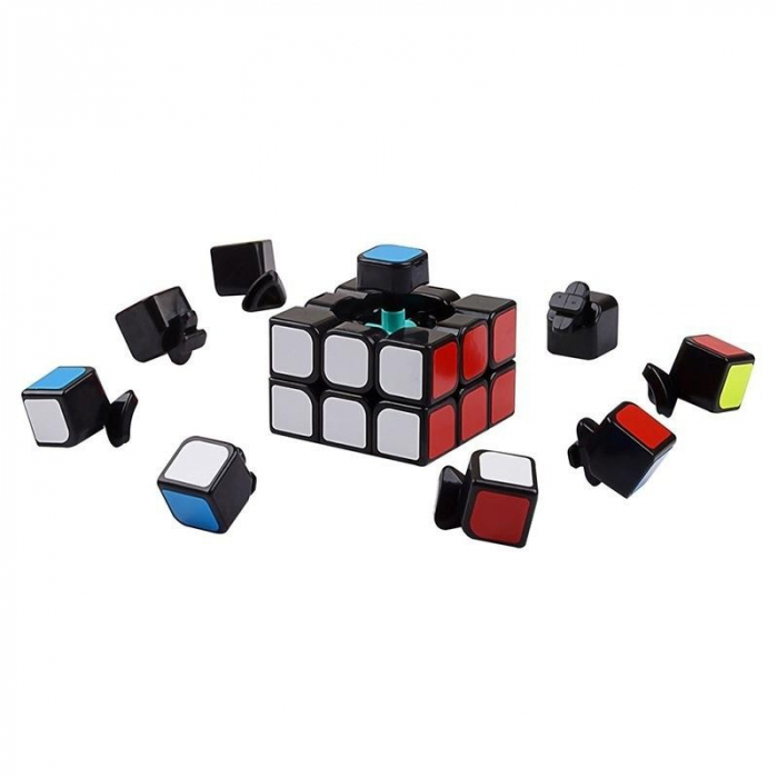 Cub mecanic 3x3x3 antistres, Black, Moyu, de viteza, Speedcube [8]