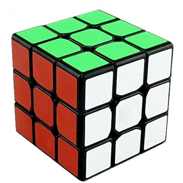 Cub mecanic 3x3x3 antistres, Black, Moyu, de viteza, Speedcube [2]