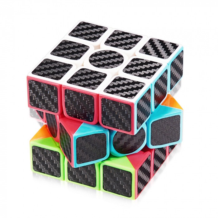 Cub mecanic 3x3x3 antistres, Carbon, Moyu, de viteza, Speedcube [2]