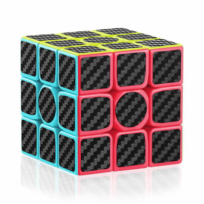 Cub mecanic 3x3x3 antistres, Carbon, Moyu, de viteza, Speedcube [7]