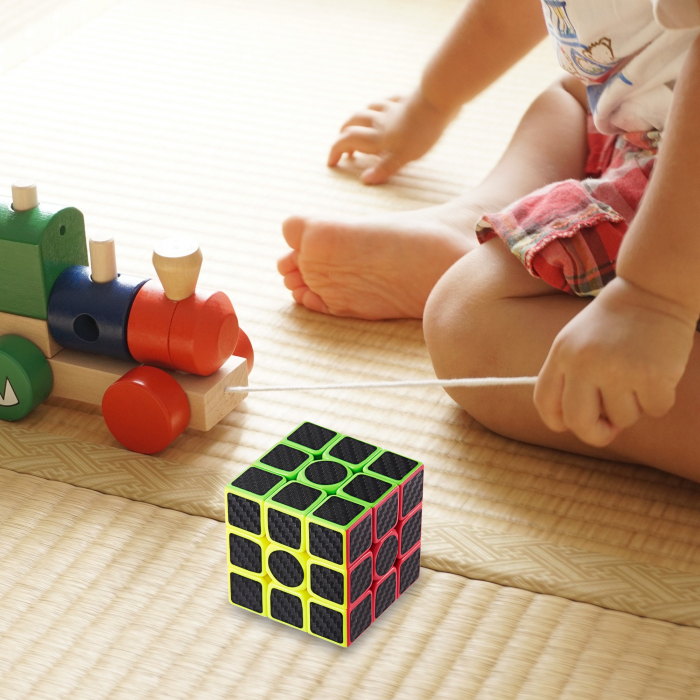 Cub mecanic 3x3x3 antistres, Carbon, Moyu, de viteza, Speedcube [5]