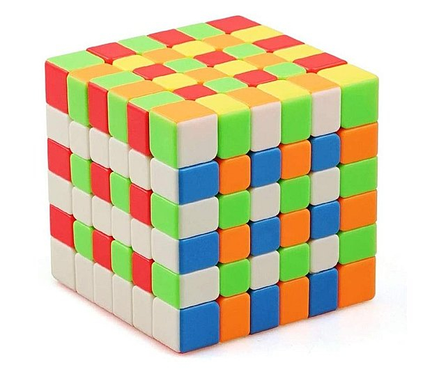Cub rubik 6x6x6 antistres, Moyu multicolor Stickerless, de viteza, Speedcube - Copie [5]