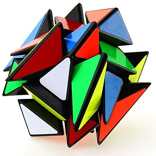 Cub mecanic Asimetric, 7 piese, 3x3x1, de viteza Speedcube [2]