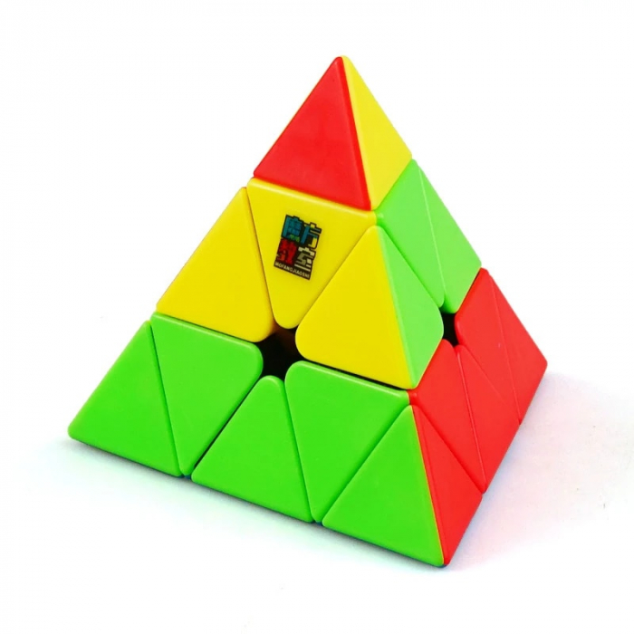 Cub rubik, forma piramida, antistres, multicolor stickerless, Piramix, MF8857 [3]