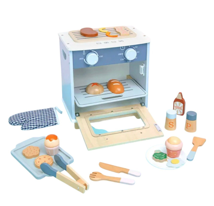 Cuptor de bucatarie pentru copii, My Little Oven, Montessori, din lemn [1]