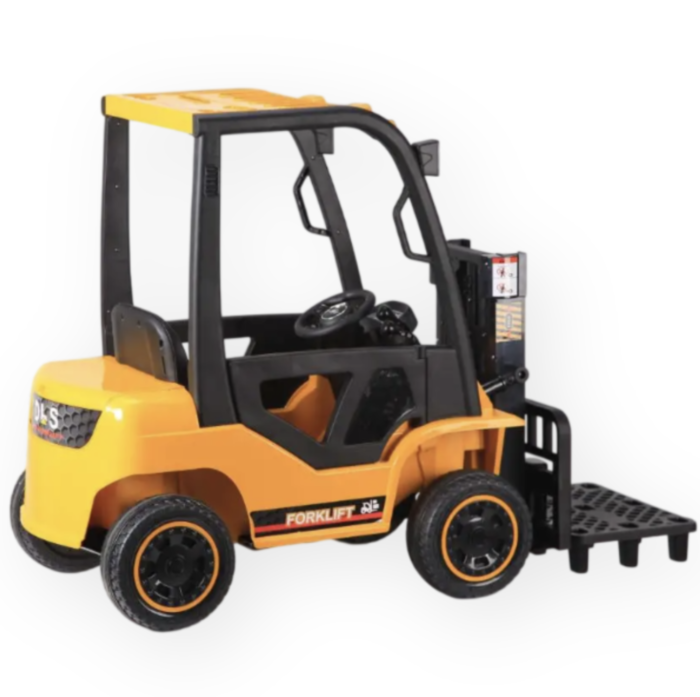 Motostivuitor Electric Copii 12V 2 Motoare 45W Furca Electrica Ridicare 10 kg DLS08 Galben 2-6 Ani [4]