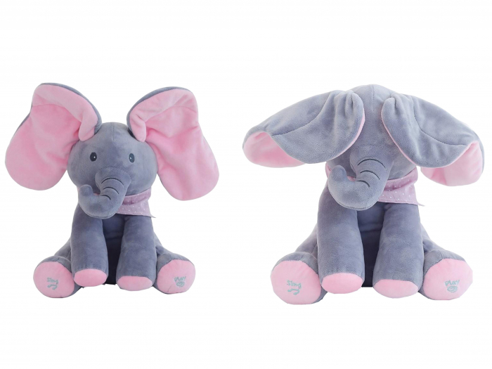 Elefantul interactiv Peek-a-Boo Roz in limba romana [5]