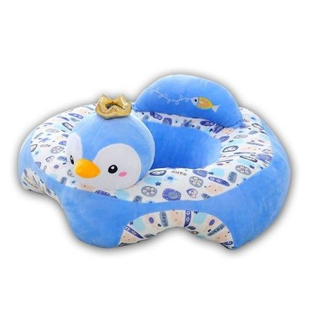 Fotoliu Baby Smile Animalute Invat Sa Stau In Fundulet 45 cm, Pinguinul bleu [2]