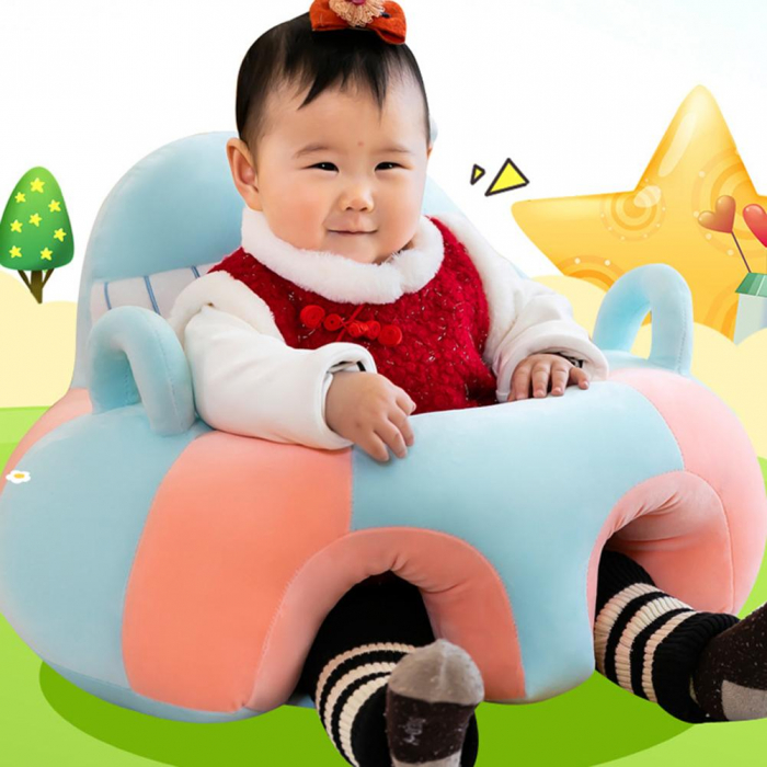 Fotoliu bebe fara arcada - Sharky blue [2]