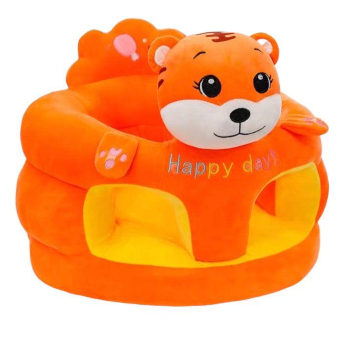 Fotoliu bebe cu spatar si suport de picioare - Tigrutul Portocaliu Happy Day [1]