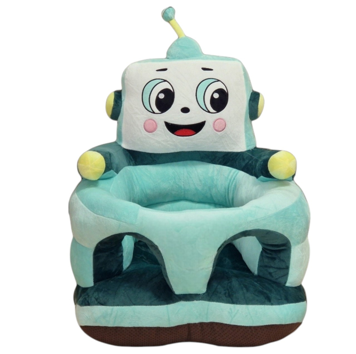 Fotoliu bebe cu spatar si suport de picioare - Robotelul verde, din plus [3]