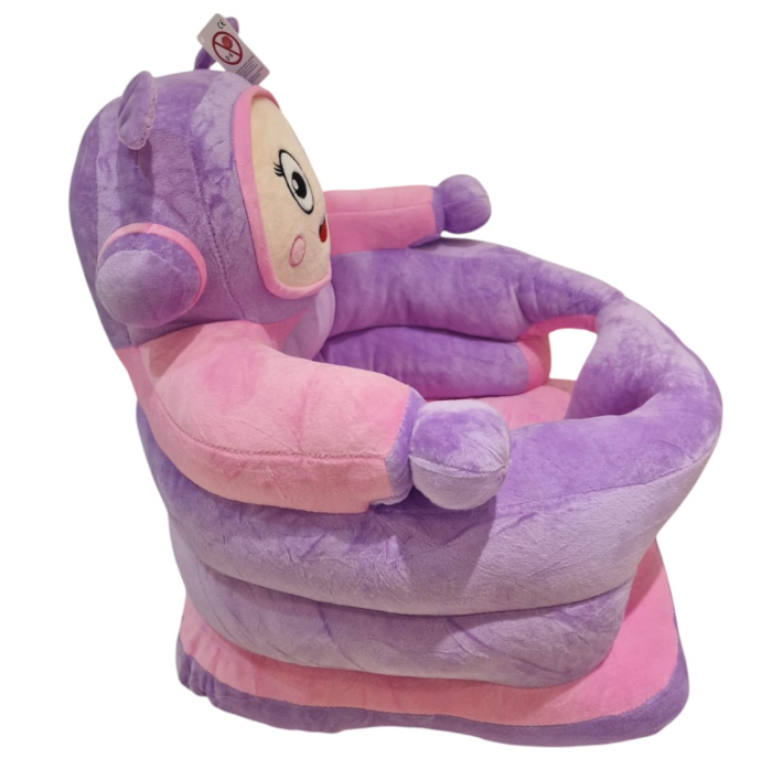 Fotoliu bebe cu spatar si suport de picioare - Robotelul roz, din plus [5]