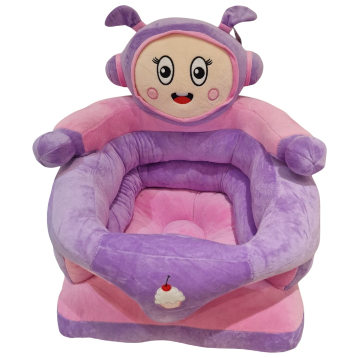 Fotoliu bebe cu spatar si suport de picioare - Robotelul roz, din plus [3]