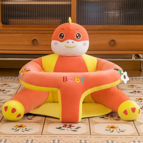 Fotoliu bebe din plus Baby Animale cu jucarii incluse, Dino portocaliu [2]