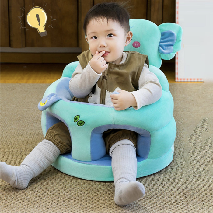 Fotoliu bebe din plus, cu sezut de burete - Elefantul bleu [3]