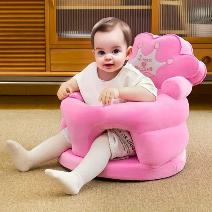 Fotoliu bebe din plus, cu sezut de burete - Printesa Roz [2]