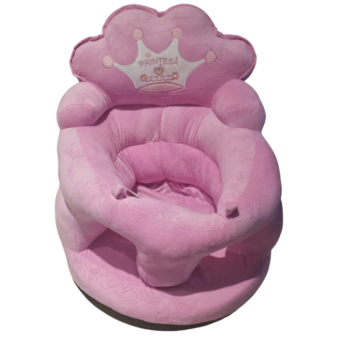 Fotoliu bebe din plus, cu sezut de burete - Printesa Roz [3]