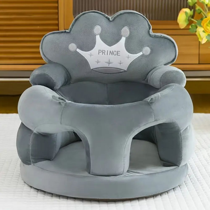Fotoliu bebe din plus, cu sezut de burete - Printul Gri [2]
