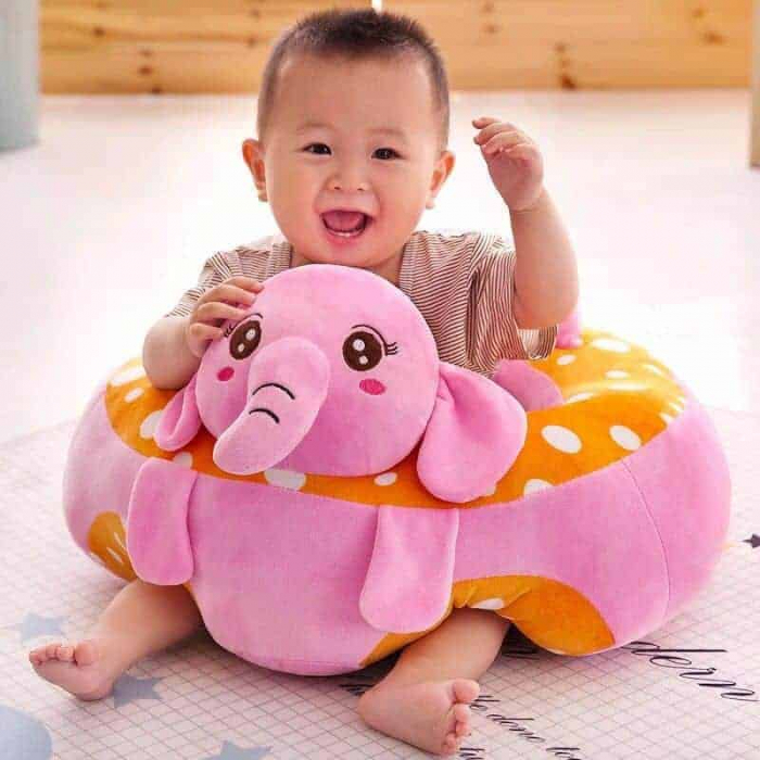 Fotoliu Bebe Elefantel invat sa stau in fundulet, 45 cm, din plus [3]