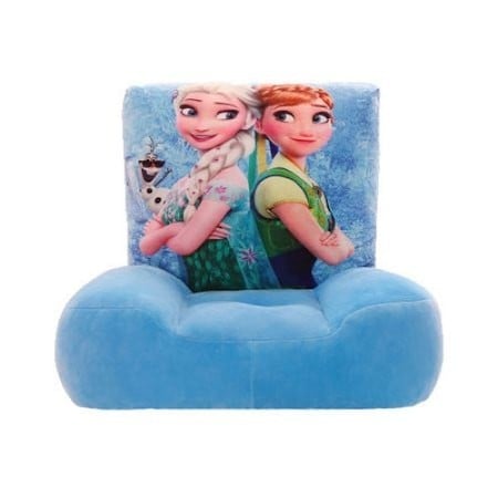 Fotoliu din plus Printesele Frozen Ana si Elsa, bleu - Krista® [2]