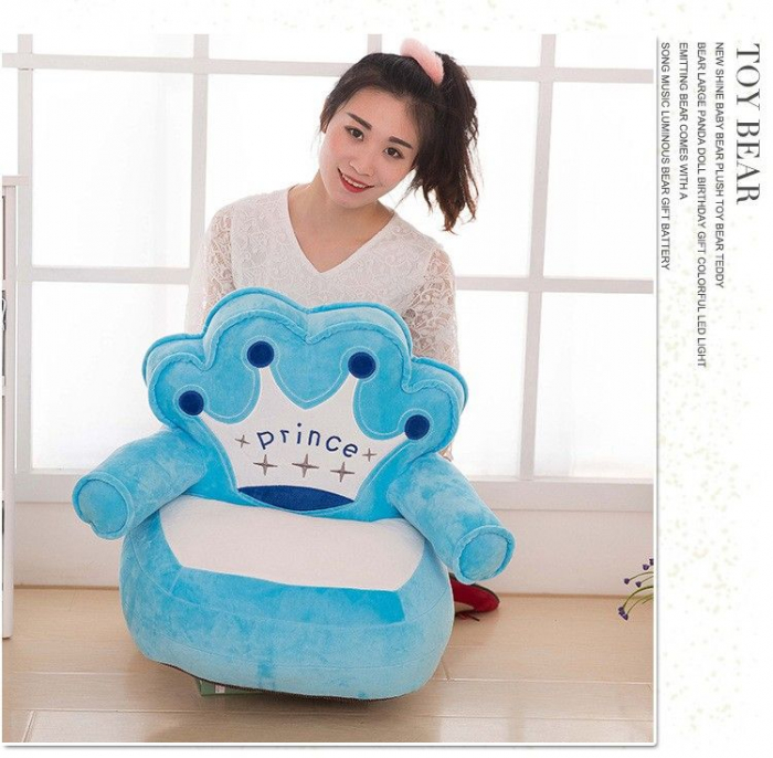 Fotoliu Din Plus Tronul Printului - Albastru [3]