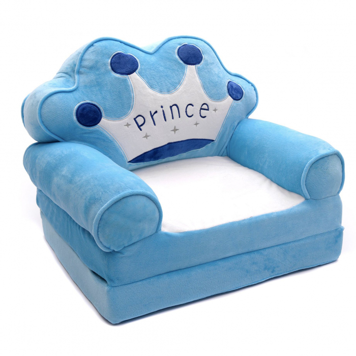 Fotoliu Extensibil Din Plus si Burete Tronul Printului Albastru [2]