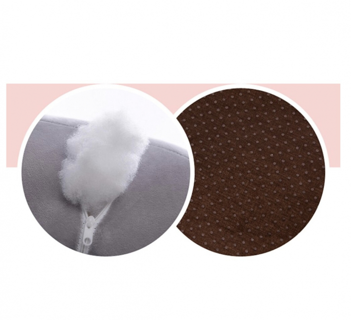 Fotoliu Felicity cu arcada si manere laterale - Soricel Roz [5]