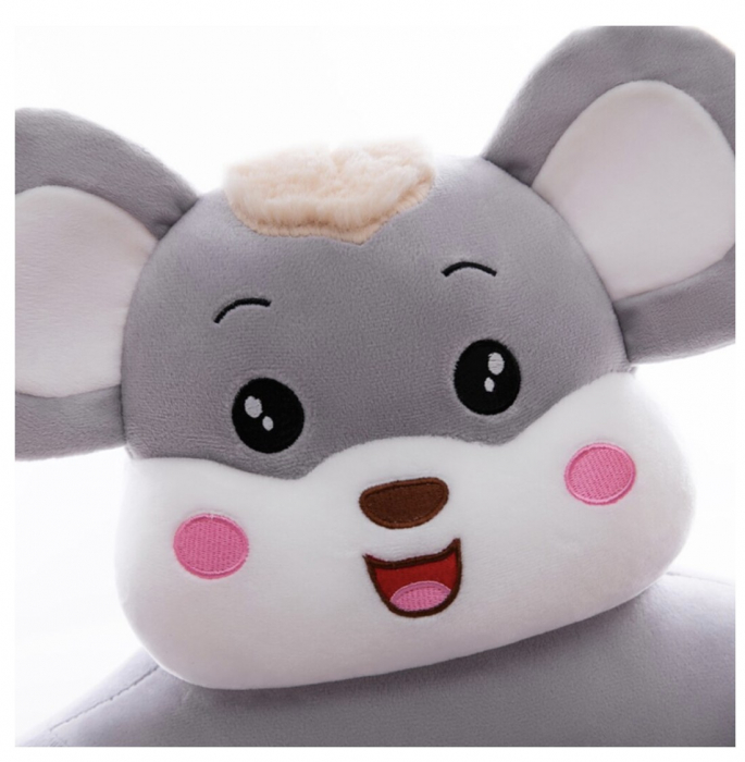 Fotoliu Felicity cu arcada si manere laterale - Soricel Gri [7]