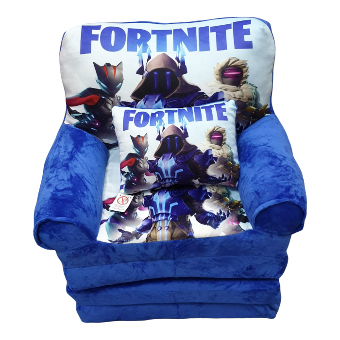 Fotoliu si perna Fortnite, cu 4 placi, Extensibil la 150 cm [4]