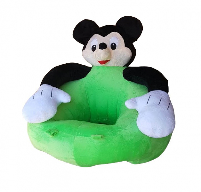 Fotoliu Gigant Mickey Mouse invat sa stau in fundulet, verde [1]