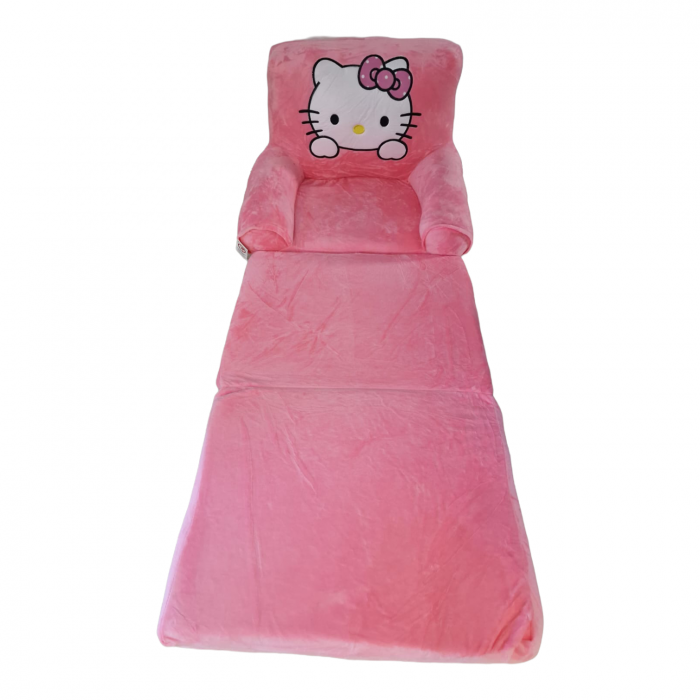 Fotoliu Hello Kitty, cu 3 placi, Extensibil la 115 cm [4]