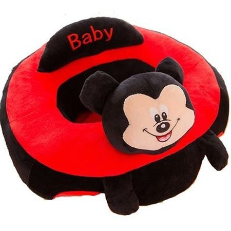 Fotoliu Maxi Mickey Mouse pentru bebe invat sa stau in sezut, 60 cm