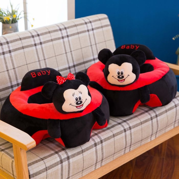 Fotoliu Maxi Mickey Mouse pentru bebe invat sa stau in sezut, 60 cm [4]