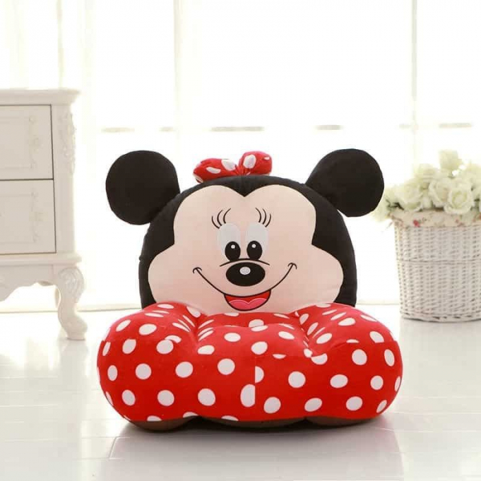 Fotoliu Minnie Mouse Rosu Cu Buline Din Plus [3]