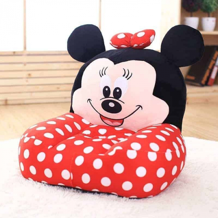 Fotoliu Minnie Mouse Rosu Cu Buline Din Plus [2]