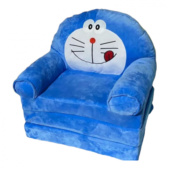 Fotoliu Pisicuta bleu, cu 3 placi, Extensibil la 115 cm [2]